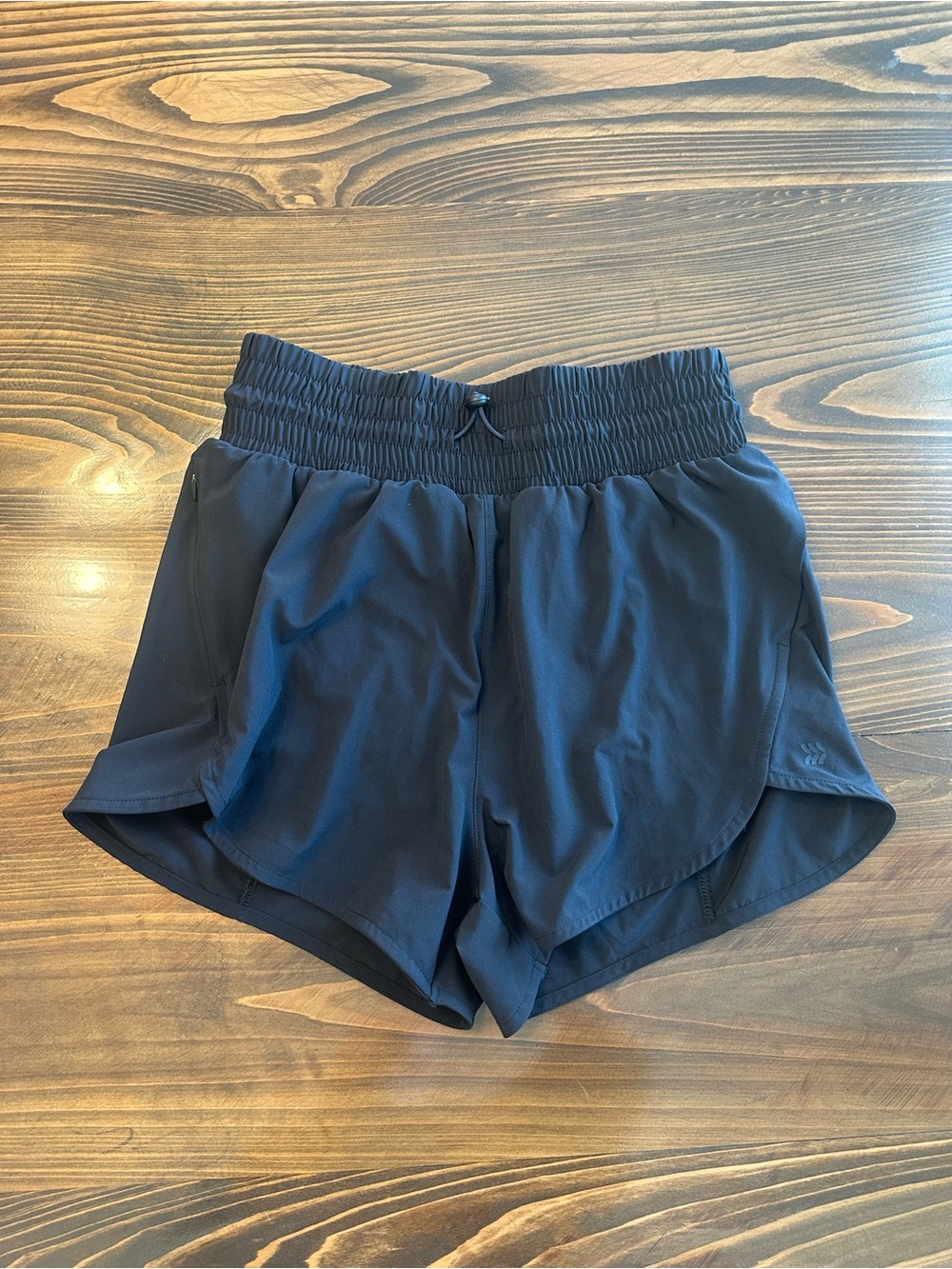 all in motion Black Women's Athletic Shorts with Elastic Waistband